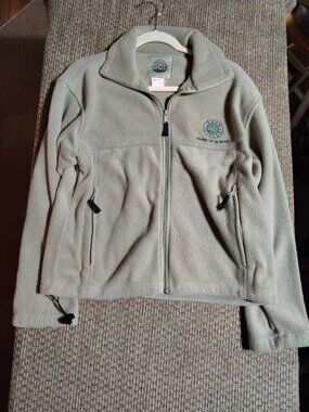 Women’s Jacket Green Fleece GCT Grand Circle Travel INNER CIRCLE Poly Medium Zip